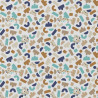 Printed Cotton PTIWI White / Veronese